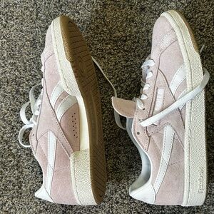 Reebok Women's Blush and White Sneakers